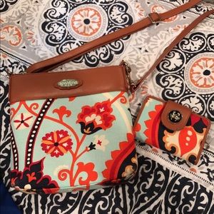 Spartina Crossbody and Wallet